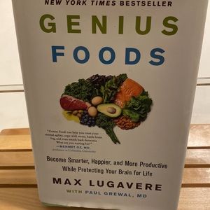 NYT Bestseller Genius Foods Book by Max Lugavere